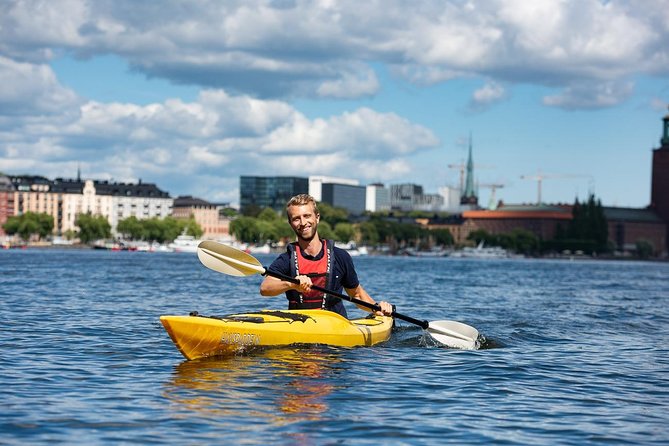 Self-Guided Kayak Adventure In Central Stockholm (Two-man kayak) - Entering Stockholm’s Water Route From Långholmen