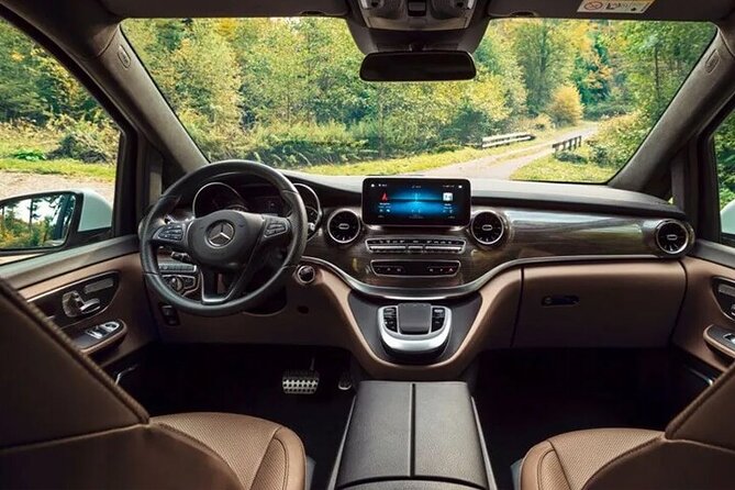 Stockholm City Departure Private Transfer to Stockholm Port by Luxury Van - The luxury van details that actually matter (Mercedes V-Class style)