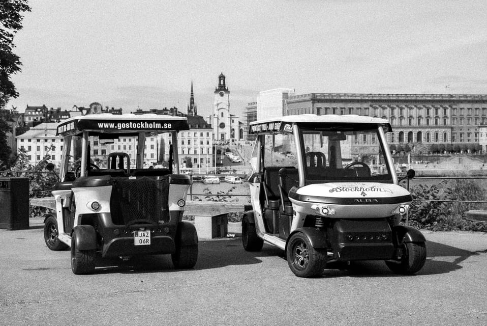 Stockholm Private Golf Cart Tours - The Royal Palace Area and Grand-City Views